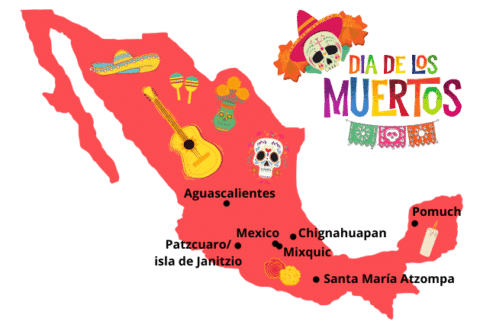 Où fêter El Dia de los Muertos au Mexique ? - Mes ptits bouts du monde